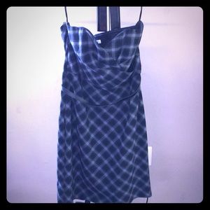 WHBM Strapless Heart Neck Pencil Dress